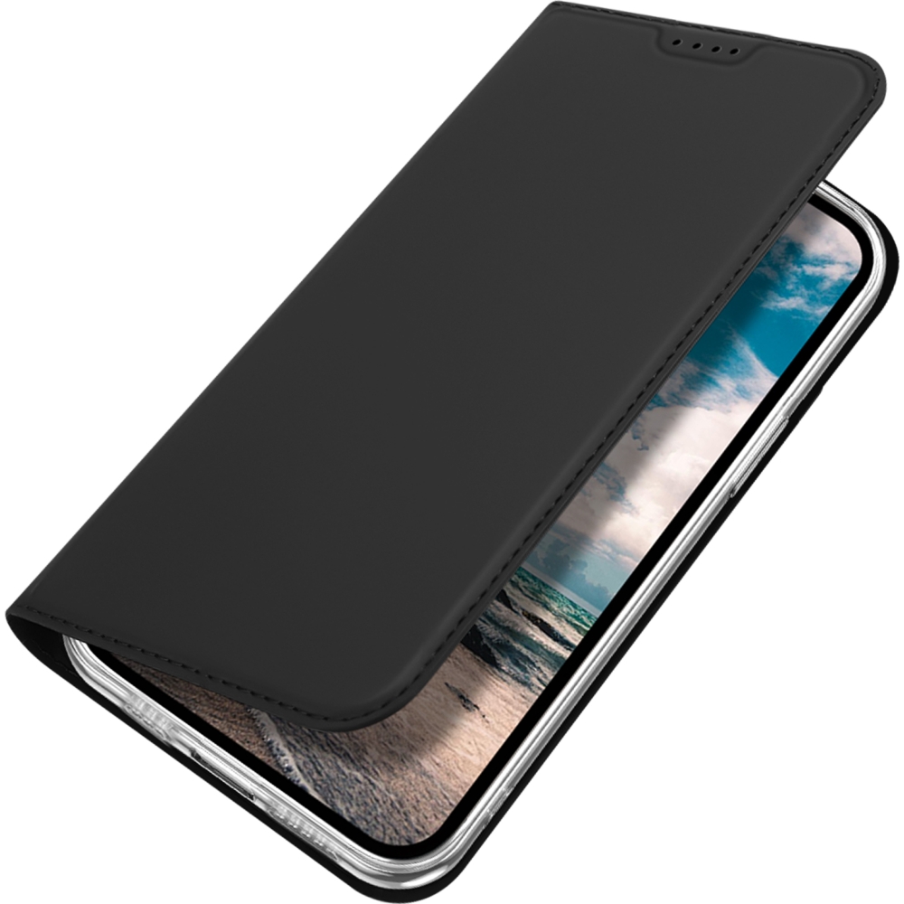 Etui z klapką Dux Ducis Skin Pro do iPhone 17e / 16e, czarne